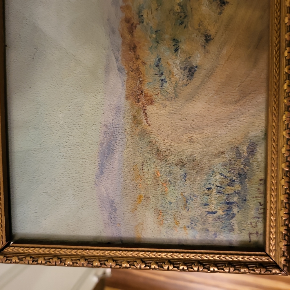 Original Signed F. Shirley Oil Painting - Picture 3 of 8